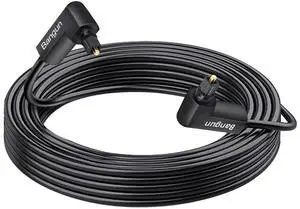 Double 90 Degree Optical Audio Cable - 40ft, Slim Digital Audio Optical, SPDIF, 360 Degree Right Angle Fiber Optic Toslink Compatible for Sound Bar, HDTV, PS3/PS4, Xbox, Home Theater Double 90 Degree Optical Audio Cable - 40ft, Slim Digital Audio Optical, SPDIF, 360 Degree Right Angle Fiber Optic Toslink Compatible for Sound Bar, HDTV, PS3/PS4, Xbox, Home Theater