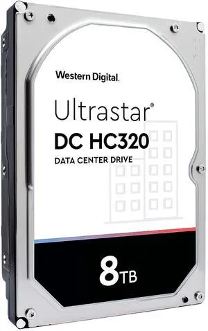 HGST Ultrastar DC HC320 3.5" 8000GB 7200RPM Serial ATA III 256MB Hard Drive HGST Ultrastar DC HC320 3.5" 8000GB 7200RPM Serial ATA III 256MB Hard Drive