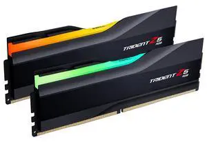 G.SKILL Trident Z5 RGB Series DDR5 RAM (Intel XMP 3.0) 32GB (2x16GB) 6400MT/s CL30-39-39-102 1.40V Desktop Computer Memory U-DIMM - Matte Black (F5-6400J3039G16GX2-TZ5RK) G.SKILL Trident Z5 RGB Series DDR5 RAM (Intel XMP 3.0) 32GB (2x16GB) 6400MT/s CL30-39-39-102 1.40V Desktop Computer Memory U-DIMM - Matte Black (F5-6400J3039G16GX2-TZ5RK)