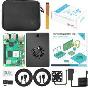 Vilros Raspberry Pi 5 Starter Kit MAX - Turbo Cooled Aluminum - (128GB Edition) - (2GB RAM) Vilros Raspberry Pi 5 Starter Kit MAX - Turbo Cooled Aluminum - (128GB Edition) - (2GB RAM)