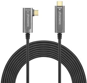 phoossno USB C to C Fiber Optical Cable USB 3.2Type C Cable 10Gbps 50FT Compatible with Microsoft Azure Logitech Camera Aver &Vaddio & Barco ClickShare Touch Screen Kinect Intel Rea phoossno USB C to C Fiber Optical Cable USB 3.2Type C Cable 10Gbps 50FT Compatible with Microsoft Azure Logitech Camera Aver &Vaddio & Barco ClickShare Touch Screen Kinect Intel Rea