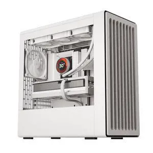 HAVN BF 360 ATX Mid Tower PC Case Semi-Open SGCC Steel Frame, SimpliCable Cable Management, Detachable Top Bracket, Quiet Operation, Premium Steel Build White HAVN BF 360 ATX Mid Tower PC Case Semi-Open SGCC Steel Frame, SimpliCable Cable Management, Detachable Top Bracket, Quiet Operation, Premium Steel Build White