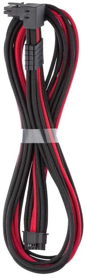 CableMod C-Series Pro ModFlex Sleeved 12V-2x6 12VHPWR StealthSense PCIe Cable for Corsair Type 5 RMX Shift (16 to 90 16-pin, Black + Red) CableMod C-Series Pro ModFlex Sleeved 12V-2x6 12VHPWR StealthSense PCIe Cable for Corsair Type 5 RMX Shift (16 to 90 16-pin, Black + Red)