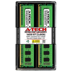 A-Tech 16GB Kit (2x8GB) RAM for Dell OptiPlex 9010, 7010, 3010, 990, 790, 390 (USFF/SFF/MT/DT) ^^ DDR3 1333 MHz DIMM PC3-10600 UDIMM Memory Upgrade A-Tech 16GB Kit (2x8GB) RAM for Dell OptiPlex 9010, 7010, 3010, 990, 790, 390 (USFF/SFF/MT/DT) ^^ DDR3 1333 MHz DIMM PC3-10600 UDIMM Memory Upgrade