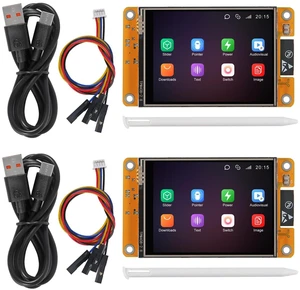 2pcs ESP32 LVGL WiFi & Bluetooth Development Board 2.4 inch LCD TFT Module 240 * 320 Smart Display Screen with Touch for Arduino (2.4 Inch) 2pcs ESP32 LVGL WiFi & Bluetooth Development Board 2.4 inch LCD TFT Module 240 * 320 Smart Display Screen with Touch for Arduino (2.4 Inch)