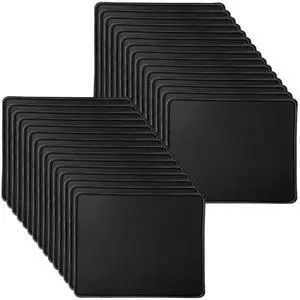 Dyrfolm 50 Pack Black Mouse Pads, Gaming & Office, 7.09x8.66 inch, Non-Slip Rubber Base Dyrfolm 50 Pack Black Mouse Pads, Gaming & Office, 7.09x8.66 inch, Non-Slip Rubber Base