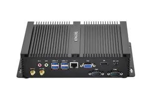 KINGDEL Industrial PC, Fanless Computer, core i5 8th Gen. CPU Mini PC, 8GB DDR4 RAM, 256GB NVMe SSD, 4K: 4096x2304, 2xCOM RS232, 4xUSB 3.0, HD Port, VGA, WiFi+Bluetooth, Silent Working KINGDEL Industrial PC, Fanless Computer, core i5 8th Gen. CPU Mini PC, 8GB DDR4 RAM, 256GB NVMe SSD, 4K: 4096x2304, 2xCOM RS232, 4xUSB 3.0, HD Port, VGA, WiFi+Bluetooth, Silent Working
