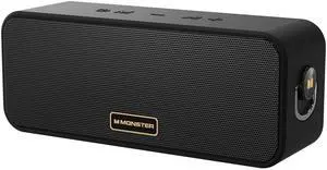 Monster S180 Bluetooth Speaker, Portable Speaker with 40W Stereo Sound, 28H Playtime, Bluetooth 6.0, Support AUX, TF, Wireless Stereo Pairing, IPX6 Waterproof Speaker for Home, Outdoor, Travel, Black Monster S180 Bluetooth Speaker, Portable Speaker with 40W Stereo Sound, 28H Playtime, Bluetooth 6.0, Support AUX, TF, Wireless Stereo Pairing, IPX6 Waterproof Speaker for Home, Outdoor, Travel, Black