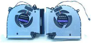 New Laptop CPU and GPU Cooling Fan for ASUS POG7 Plus G713PV G713P G713PU PI Fan FQLN FQLP DFSCL42P16593Q Fan 12V New Laptop CPU and GPU Cooling Fan for ASUS POG7 Plus G713PV G713P G713PU PI Fan FQLN FQLP DFSCL42P16593Q Fan 12V