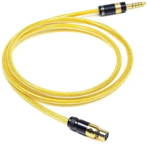 GUCraftsman 3-Pin Mini XLR 6N OFC Silver-Plated+Metal Shielding Layer Headphone Upgrade Cable for Beyerdynamic DT990 Prox DT700 Prox DT900 Prox DT1990 PRO MKII AKG K702 K712 PRO K371 (4.4mm Plug) GUCraftsman 3-Pin Mini XLR 6N OFC Silver-Plated+Metal Shielding Layer Headphone Upgrade Cable for Beyerdynamic DT990 Prox DT700 Prox DT900 Prox DT1990 PRO MKII AKG K702 K712 PRO K371 (4.4mm Plug)