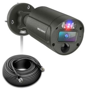 Flashing LEDs Visual Alert4K 8.0Megapixel Extend Wired Security Camera Flashing LEDs Visual Alert4K 8.0Megapixel Extend Wired Security Camera