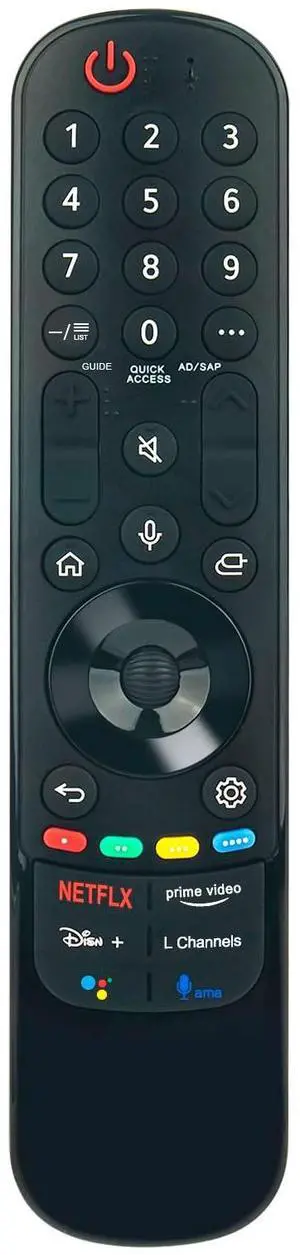 PERFASCIN Replaced Voice Remote Control MR21GA AKB76036202 fit for LG Magic TV 65UP8000PUA 65QNED99UPA 65QNED90UPA 65QNED916PA 65NANO99UPA PERFASCIN Replaced Voice Remote Control MR21GA AKB76036202 fit for LG Magic TV 65UP8000PUA 65QNED99UPA 65QNED90UPA 65QNED916PA 65NANO99UPA