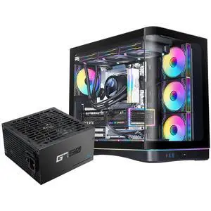 SAMA G750W Power Supply & SAMA V62 Mid-Tower PC Case Black SAMA G750W Power Supply & SAMA V62 Mid-Tower PC Case Black