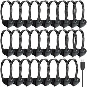 GDBOMA USB C Headphones Bulk 30 Pack for Classroom School Kids,USB Type C Headphones Wired Class Set for School Student Chidren Compatible with Pad Smartphones Black GDBOMA USB C Headphones Bulk 30 Pack for Classroom School Kids,USB Type C Headphones Wired Class Set for School Student Chidren Compatible with Pad Smartphones Black