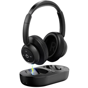 ZUPVIY Wireless TV Headphones for Seniors with Transmitter,Black ZUPVIY Wireless TV Headphones for Seniors with Transmitter,Black