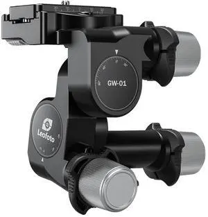 LEOFOTO GW-01 Geared 3-Way Ball Head with Arca Swiss Compatible Plate LEOFOTO GW-01 Geared 3-Way Ball Head with Arca Swiss Compatible Plate