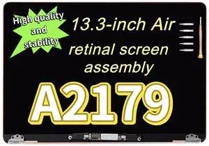 A2179 Screen Replacement Gold for MacBook Air Retina A2179 LCD Screen Display Assembly 2019 2020 EMC 3302 MVH22 MVH42 MVH52 MWTJ2 MWTK2 MWTL2 (Gray) A2179 Screen Replacement Gold for MacBook Air Retina A2179 LCD Screen Display Assembly 2019 2020 EMC 3302 MVH22 MVH42 MVH52 MWTJ2 MWTK2 MWTL2 (Gray)