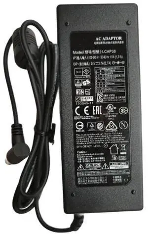 XTQ ac adaper 24v 2.7A 65W LCAP38 tip zise 6.5mm * 4.4mm Compatible with Lg 32LN520B 32LN520B-UM 32LN520B-UA 32LN520BUM 32LN520BUA LN52 32LN520B-ZA.BEUYLJG 50LN5200 + Power Cable XTQ ac adaper 24v 2.7A 65W LCAP38 tip zise 6.5mm * 4.4mm Compatible with Lg 32LN520B 32LN520B-UM 32LN520B-UA 32LN520BUM 32LN520BUA LN52 32LN520B-ZA.BEUYLJG 50LN5200 + Power Cable