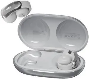 TALIX AuraHalo G1 Open-Ear Earbuds, True Wireless Clip-On Headphones with 4 Mic, 13.4mm Dynamic Drivers, Clear Calls, Bluetooth 5.3 Ear Buds for Commute/Office/Workout, Grey TALIX AuraHalo G1 Open-Ear Earbuds, True Wireless Clip-On Headphones with 4 Mic, 13.4mm Dynamic Drivers, Clear Calls, Bluetooth 5.3 Ear Buds for Commute/Office/Workout, Grey