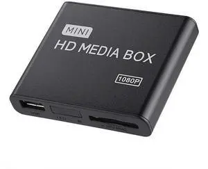 1080P Full-HD Digital Media Player, HDMI/AV/VGA Output, 7.1 Surround Sound, HDMI Media Player with Remote Control, 1080P HDMI TV Media Player for USB MMC RMVB MP3 AVI MKV(US Plug) 1080P Full-HD Digital Media Player, HDMI/AV/VGA Output, 7.1 Surround Sound, HDMI Media Player with Remote Control, 1080P HDMI TV Media Player for USB MMC RMVB MP3 AVI MKV(US Plug)