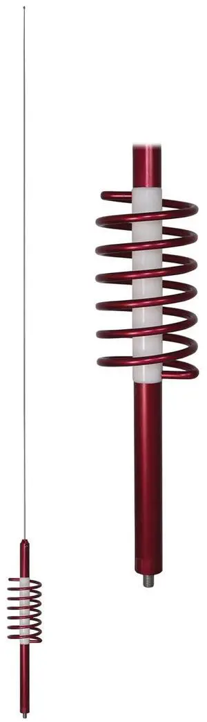 Tram WC-6-R WC-6 2,000-Watt Wildcat Trucker CB Antenna with 6-in. Anodized Aluminum Shaft with Extremely Low SWR and Long-Distance Transmit and Receive (Red) Tram WC-6-R WC-6 2,000-Watt Wildcat Trucker CB Antenna with 6-in. Anodized Aluminum Shaft with Extremely Low SWR and Long-Distance Transmit and Receive (Red)
