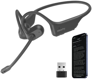 NEARITY MemPod Pro 2S Voice Recorder Headset, Open Ear Bluetooth Headphones with Mic, ChatGPT Powered Transcribe & Summarize, Dongle, App Control, Support 97 Languages, for Lectures, Meetings, Calls NEARITY MemPod Pro 2S Voice Recorder Headset, Open Ear Bluetooth Headphones with Mic, ChatGPT Powered Transcribe & Summarize, Dongle, App Control, Support 97 Languages, for Lectures, Meetings, Calls