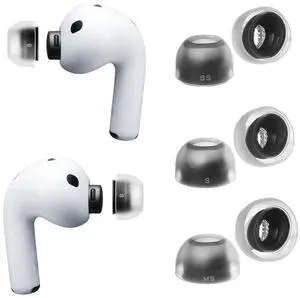 AZLA SednaEarfit MAX for AirPods Pro 3 Replacement Ear Tips for Apple AirPods Pro 3, Medical Silicone Eartip with Pressure-Free Matte Finish, 12H Micro Mesh Filter for Original So AZLA SednaEarfit MAX for AirPods Pro 3 Replacement Ear Tips for Apple AirPods Pro 3, Medical Silicone Eartip with Pressure-Free Matte Finish, 12H Micro Mesh Filter for Original So