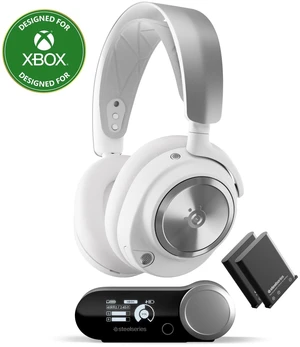 SteelSeries Arctis Nova Pro Wireless Xbox Multi-System Gaming Headset - Neodymium Magnetic Drivers - Active Noise Cancellation - Infinity Power System - Xbox, PC, PS5, PS4, Switch, Mobile - Whi SteelSeries Arctis Nova Pro Wireless Xbox Multi-System Gaming Headset - Neodymium Magnetic Drivers - Active Noise Cancellation - Infinity Power System - Xbox, PC, PS5, PS4, Switch, Mobile - Whi