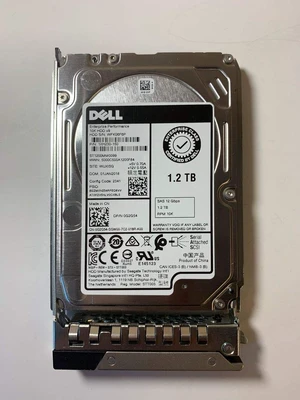 Seagate 1.2TB HDD 10K RPM 2.5" 12Gb/s SAS Hard Disk Drive Model: ST1200MM0099 DP/N: G2G54 Seagate 1.2TB HDD 10K RPM 2.5" 12Gb/s SAS Hard Disk Drive Model: ST1200MM0099 DP/N: G2G54