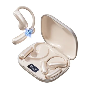 xzqioue Open Ear Headphones with Replaceable Magnetic Battery, Wireless 6.0 Air Conduction Earbuds with LED Power Display, Directional Sound, Deep Bass Sports Bluetooth Earphones (Skin Color) xzqioue Open Ear Headphones with Replaceable Magnetic Battery, Wireless 6.0 Air Conduction Earbuds with LED Power Display, Directional Sound, Deep Bass Sports Bluetooth Earphones (Skin Color)