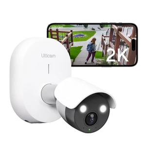 ULTICAM IQ 2K Wired Gemini AI Security Camera 160 Wide Angle, Free 7Day Cloud Storage, Dual PoE/WiFi Connectivity, Person/Vehicle/Face Detection, TwoWay Audio & Spotlight ULTICAM IQ 2K Wired Gemini AI Security Camera 160 Wide Angle, Free 7Day Cloud Storage, Dual PoE/WiFi Connectivity, Person/Vehicle/Face Detection, TwoWay Audio & Spotlight