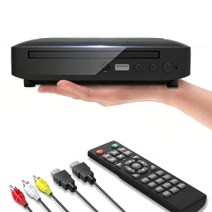 Compact DVD Player for TV, All Region Free HDMI DVD Player, 1080P HD Small Mini DVD/CD Player with USB Input, Remote Control, HDMI & RCA Cable Included Compact DVD Player for TV, All Region Free HDMI DVD Player, 1080P HD Small Mini DVD/CD Player with USB Input, Remote Control, HDMI & RCA Cable Included