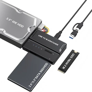 chenyang 3 in 1 USB A/C to M.2 NVMe/IDE/SATA Hard Drive Docking Station for M.2 NVMe SSD, 3.5" IDE and 2.5/3.5" SATA SSD/HDD(Note: Requires a DC 12V/2A Power Supply (not Included) chenyang 3 in 1 USB A/C to M.2 NVMe/IDE/SATA Hard Drive Docking Station for M.2 NVMe SSD, 3.5" IDE and 2.5/3.5" SATA SSD/HDD(Note: Requires a DC 12V/2A Power Supply (not Included)