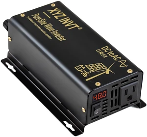 XYZ INVT 300W Pure Sine Wave Inverter DC 48V to AC 110V 120V Power Converter 600W Peak with LED Display for Most Small Power Appliances XYZ INVT 300W Pure Sine Wave Inverter DC 48V to AC 110V 120V Power Converter 600W Peak with LED Display for Most Small Power Appliances