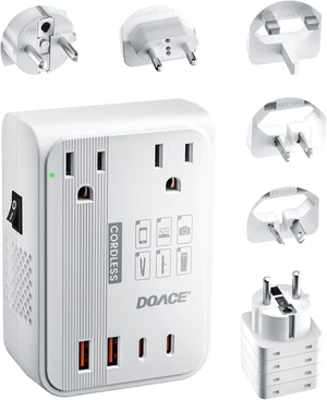 DOACE 350W Voltage Converter US to Europe 220V to 110V Converter DOACE 350W Voltage Converter US to Europe 220V to 110V Converter