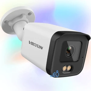 VIKYLIN 4K PoE IP Bullet Camera Outdoor with 98ft Full Color Night Vision VIKYLIN 4K PoE IP Bullet Camera Outdoor with 98ft Full Color Night Vision
