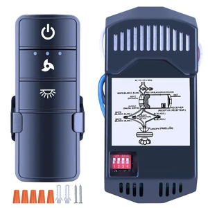 RYQIF RRTXO01R Replacement Remote Control fits Hampton Bay Home Decorators Collection Hunter KUJCE10318, ZAAZPHD-3 with Wall Mount RYQIF RRTXO01R Replacement Remote Control fits Hampton Bay Home Decorators Collection Hunter KUJCE10318, ZAAZPHD-3 with Wall Mount