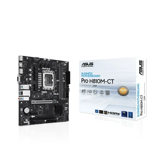 ASUS PRO H810M-CT-CSM Micro-ATX mATX Intel H810 business motherboard, Intel Core Ultra Processors (Series2) Ready, DDR5, M.2, HDMI with enhanced security, reliability, manageability and ser ASUS PRO H810M-CT-CSM Micro-ATX mATX Intel H810 business motherboard, Intel Core Ultra Processors (Series2) Ready, DDR5, M.2, HDMI with enhanced security, reliability, manageability and ser