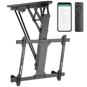 ZeboZap ZZTVC8864 Motorized Ceiling TV Mount Flip Down for Outdoor Patio, Electric Folding TV Mount with Remote Control, Fits 3275" Screens, Holds 99lbs, Black ZeboZap ZZTVC8864 Motorized Ceiling TV Mount Flip Down for Outdoor Patio, Electric Folding TV Mount with Remote Control, Fits 3275" Screens, Holds 99lbs, Black