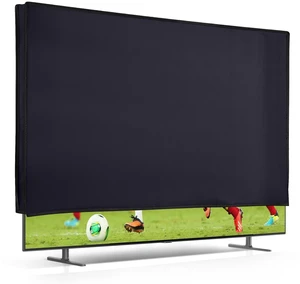 kwmobile Indoor 75" TV Cover Television Dust Cover Screen Protector TV Screen Dust Protection Synthetic Fabric Dark Blue kwmobile Indoor 75" TV Cover Television Dust Cover Screen Protector TV Screen Dust Protection Synthetic Fabric Dark Blue
