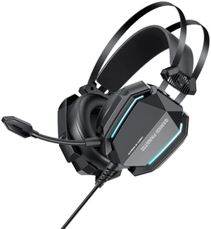 GAMER FANATIC Gaming Headset, Wired, 3D Surround Sound, RGB Light GAMER FANATIC Gaming Headset, Wired, 3D Surround Sound, RGB Light