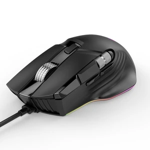 Zunate RGB Wired Gaming Mouse, 12400 DPI, Dual Wheels, 11 Buttons Zunate RGB Wired Gaming Mouse, 12400 DPI, Dual Wheels, 11 Buttons