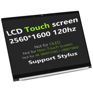 Screen Replacement for HP Envy 16-H N13379-001 16-H1023DX 16-H1000 16-H1053DX 16-H1055CL 16-H0055CL 16-H1047NR 16-H1059NR 16-H0011NR 16-H000 16-H0000 LCD Touch Assembly +Bezel 16" 2560x1600 120HZ IPS Screen Replacement for HP Envy 16-H N13379-001 16-H1023DX 16-H1000 16-H1053DX 16-H1055CL 16-H0055CL 16-H1047NR 16-H1059NR 16-H0011NR 16-H000 16-H0000 LCD Touch Assembly +Bezel 16" 2560x1600 120HZ IPS