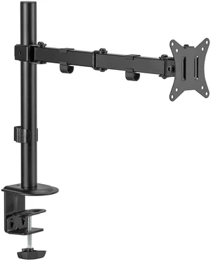 Link2Home Articulating Full Motion Desk Mount for 17"32" Monitor Screen, Single Monitor Arm with Adjustable Swivel, Tilt, Rotation, VESA Compatibility, Cable Management, and Clamp or Grommet Base Link2Home Articulating Full Motion Desk Mount for 17"32" Monitor Screen, Single Monitor Arm with Adjustable Swivel, Tilt, Rotation, VESA Compatibility, Cable Management, and Clamp or Grommet Base