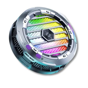 PIVA RGB TEC 30W High-Power Magnetic Game Cooler RGB Lighting, 3-Speed Fan, Magnetic Suction Radiator for Tablets & Phones PIVA RGB TEC 30W High-Power Magnetic Game Cooler RGB Lighting, 3-Speed Fan, Magnetic Suction Radiator for Tablets & Phones