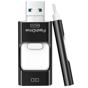 Flash Drive for Phone 256GB, 4 in 1 USB Type C Memory Stick, Photo Stick External Storage Thumb Drive for Phone Pad Android Computer, Titanium Black Flash Drive for Phone 256GB, 4 in 1 USB Type C Memory Stick, Photo Stick External Storage Thumb Drive for Phone Pad Android Computer, Titanium Black