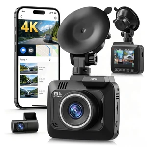 4K Dash Cam Front and Rear, Volxcereo Dual Dash Camera with WiFi 6 &APP&GPS 4K Dash Cam Front and Rear, Volxcereo Dual Dash Camera with WiFi 6 &APP&GPS