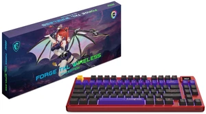 msi Forge TKL Wireless MLG Edition - Mechanical Linear SWITCHES - Dye-Sublimated PBT Keycaps, Anti-Slip Base, RGB LED, USB 2.0, Bluetooth, 2.4 GHz - Tenkeyless msi Forge TKL Wireless MLG Edition - Mechanical Linear SWITCHES - Dye-Sublimated PBT Keycaps, Anti-Slip Base, RGB LED, USB 2.0, Bluetooth, 2.4 GHz - Tenkeyless