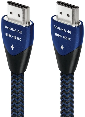 AudioQuest Vodka 48 2.1 HDMI Cable - 8K/10K Ultra HD, Gaming, High-Speed, 48Gbps, HDR, eARC - 1.5m AudioQuest Vodka 48 2.1 HDMI Cable - 8K/10K Ultra HD, Gaming, High-Speed, 48Gbps, HDR, eARC - 1.5m