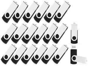 20 Pack 4GB,MAKACTUA USB 2.0 Flash Drives Thumb Drive Swivel Memory Stick, Black 20 Pack 4GB,MAKACTUA USB 2.0 Flash Drives Thumb Drive Swivel Memory Stick, Black